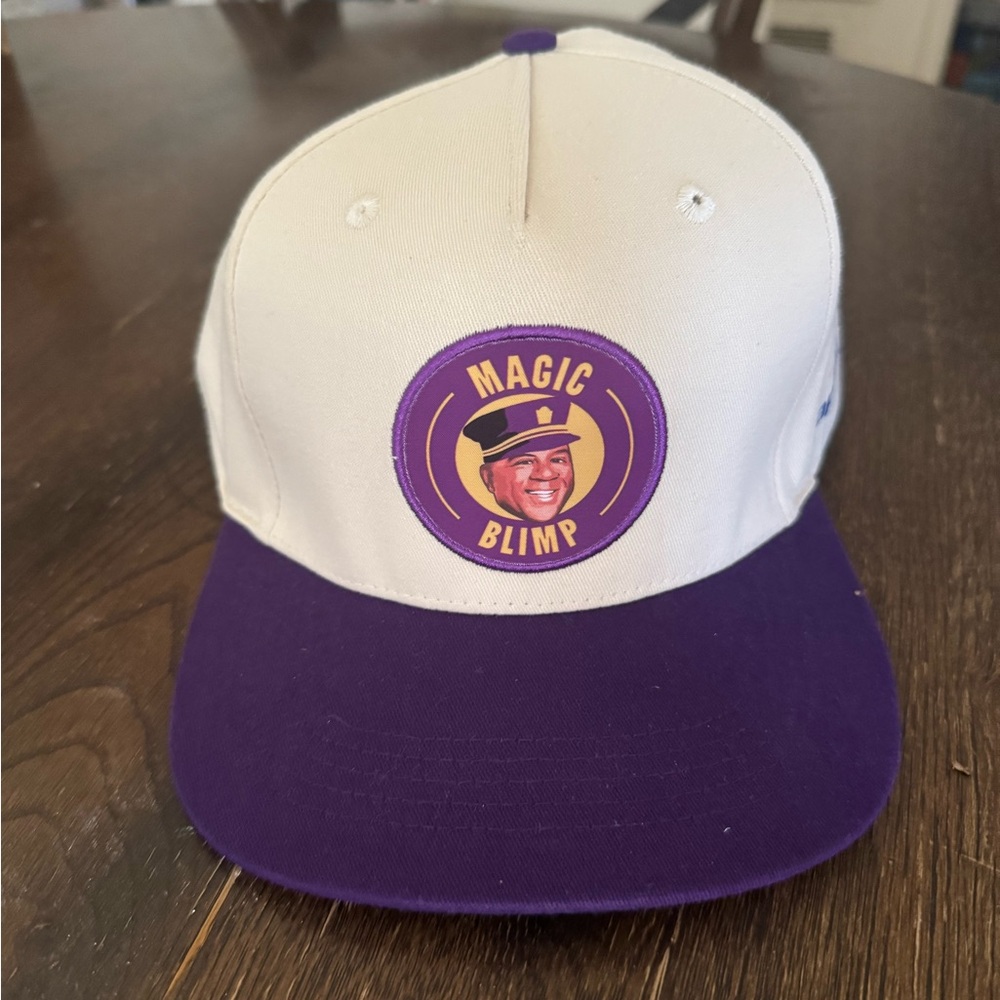 Magic Blimp White and Purple Cap